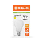 Osram / Ledvance LED Filament Classic A matt 320° Performance 3,4-40W/827 warmweiß 470lm E27 220-240V dimmbar – Verpackung