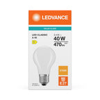 Osram / Ledvance LED Filament Classic A matt 300° Performance 3,4-40W/827 warmweiß 470lm E27 220-240V – Verpackung