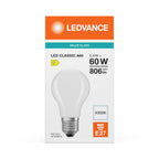 Osram / Ledvance LED Filament Classic A matt 300° Performance 5,9-60W/840 kaltweiß 806lm E27 220-240V – Verpackung