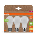 Osram / Ledvance LED Star Classic A matt 200° 8,5-60W/827 warmweiß 806lm E27 220-240V 3er Pack – Verpackung