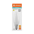 Osram / Ledvance LED Filament Kerze B matt 300° Performance 5,9-60W/827 warmweiß 806lm E14 220-240V – Verpackung