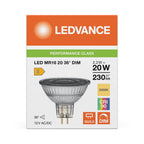 Osram / Ledvance LED Spot MR16 36° Performance 2,2-20W/930 warmweiß 230lm GU5.3 12V dimmbar – Verpackung