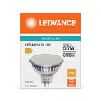 Osram / Ledvance LED Spot MR16 120° Performance 3,3-35W/827 warmweiß 396lm GU5.3 12V – Verpackung