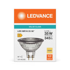 Osram / Ledvance LED Spot MR16 36° Performance 3,4-35W/830 warmweiß 345lm GU5.3 12V – Verpackung
