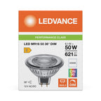 Osram / Ledvance LED Spot MR16 36° Performance 6,1-50W/940 kaltweiß 621lm GU5.3 12V dimmbar – Verpackung