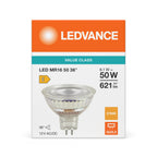 Osram / Ledvance LED Spot MR16 36° Performance 6,1-50W/827 warmweiß 621lm GU5.3 12V – Verpackung