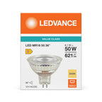 Osram / Ledvance LED Spot MR16 36° Performance 6,1-50W/830 warmweiß 621lm GU5.3 12V – Verpackung