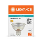 Osram / Ledvance LED Spot MR16 36° Performance 6,1-50W/840 kaltweiß 621lm GU5.3 12V – Verpackung