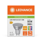 Osram / Ledvance LED Spot PAR16 36° Performance 3,7-50W/927 warmweiß 350lm GU10 220-240V dimmbar – Verpackung