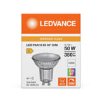 Osram / Ledvance LED Spot PAR16 36° Superior 3,7-50W/940 kaltweiß 350lm GU10 220-240V dimmbar – Verpackung