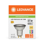 Osram / Ledvance LED Spot PAR16 120° Performance 6,9-51 W/930 warmweiß 650lm GU10 220-240V dimmbar – Verpackung