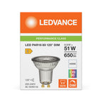 Osram / Ledvance LED Spot PAR16 120° Performance 6,9-80W/940 kaltweiß 650lm GU10 220-240V dimmbar – Verpackung