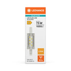 Osram / Ledvance LED Slim Line klar 300° Performance 9,5-75W/827 warmweiß 1055lm R7s 220-240V 78mm – Verpackung