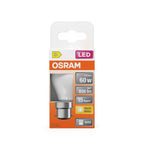 Osram / Ledvance LED Filament Star Tropfen P matt 300° 5,9-60W/827 warmweiß 806lm B22d 220-240V – Verpackung