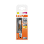 Osram / Ledvance LED Filament Star Kerze BA klar Windstoß 300° 3,4-40W/827 warmweiß 470lm E14 220-240V – Verpackung