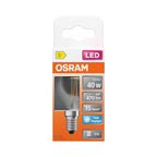 Osram / Ledvance LED Filament Star Tropfen P klar 300° 3,4-40W/865 tageslichtweiß 470lm E14 220-240V – Verpackung