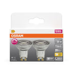 Osram / Ledvance LED Superstar Spot PAR16 36° 2,4-35W/927 warmweiß 230lm GU10 220-240V dimmbar 2er Pack – Verpackung