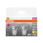 Osram / Ledvance LED Superstar Spot PAR16 36° 3,7-50W/927 warmweiß 350lm GU10 220-240V dimmbar 2er Pack – Verpackung
