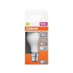 Osram / Ledvance LED Filament Star Classic A matt 300° 3,4-40W/840 kaltweiß 470lm B22d 220-240V – Verpackung