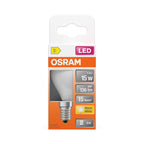 Osram / Ledvance LED Filament Star Tropfen P matt 300° 1-15W/827 warmweiß 136lm E14 220-240V – Verpackung