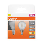 Osram / Ledvance LED Filament Star Tropfen P matt 300° 1,8-25W/827 warmweiß 250lm E14 220-240V 2er Pack – Verpackung