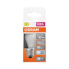 Osram / Ledvance LED Filament Star Tropfen P matt 300° 3,4-40W/840 kaltweiß 470lm E27 220-240V – Verpackung