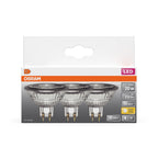 Osram / Ledvance LED Star Spot MR16 36° 2,6-20W/827 warmweiß 210lm GU5.3 12V 3er Pack – Verpackung