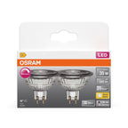 Osram / Ledvance LED Superstar Spot MR16 36° 3,4-35W/927 warmweiß 345lm GU5.3 12V dimmbar 2er Pack – Verpackung