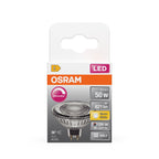 Osram / Ledvance LED Superstar Spot MR16 36° 6,1-50W/927 warmweiß 621lm GU5.3 12V dimmbar – Verpackung