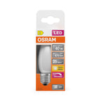 Osram / Ledvance LED Filament Superstar Kerze B matt 320° 3,4-40W/827 warmweiß 470lm E27 220-240V dimmbar – Verpackung