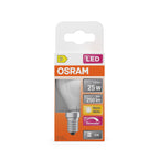 Osram / Ledvance LED Filament Superstar Tropfen P matt 320° 1,8-25W/827 warmweiß 250lm E14 220-240V dimmbar – Verpackung