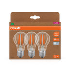 Osram / Ledvance LED Filament Classic A klar 320° UltraEfficient 7,2-100W/840 kaltweiß 1521lm E27 220-240V 3er Pack – Verpackung