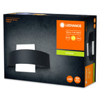LEDVANCE LED Wandleuchte Endura Style Shield Square 10,5W/830 410lm warmweiß nicht dimmbar dunkelgrau IP44 – Verpackung 2