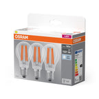 Osram LED Base Classic A Filament 11-100W/840 E27 1521lm klar kaltweiß nicht dimmbar 3er Pack – Verpackung 2