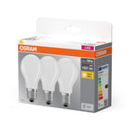 Osram LED Base Classic A Filament 11-100W/827 E27 1521lm matt warmweiß nicht dimmbar 3er Pack – Verpackung 2