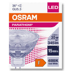 Osram Parathom LED Spot MR16 3,8-3,8W/840 kaltweiß GU5.3 12V 36° 345lm – Verpackung