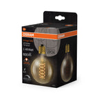 Osram / Ledvance LED Filament Vintage 1906 Globe G95 gold 320° 7-48W/822 extra warmweiß 600lm E27 220-240V dimmbar – Verpackung 2