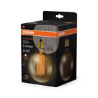 Osram / Ledvance LED Filament Vintage 1906 Globe G125 gold 320° 5,8-40W/822 extra warmweiß 470lm E27 220-240V dimmbar – Verpackung 2