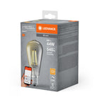 Osram / Ledvance LED Filament WIFI Smart+ Edison rauchig 300° 6-44W/825 warmweiß 540lm E27 220-240V dimmbar – Verpackung 2