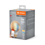 Osram / Ledvance LED Filament WIFI Smart+ Globe G95 gold 320° 8-60W/822-850 abstimmbares Weiß 600lm E27 220-240V dimmbar – Verpackung 2