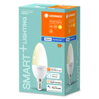 Osram / Ledvance LED Bluetooth Smart+ Classic B matt 200° 4,9-40W/827 warmweiß 470lm E14 220-240V dimmbar – Verpackung 2