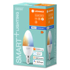 Osram / Ledvance LED Bluetooth Smart+ Classic B matt 220° 4,9-40W/827-865 abstimmbares Weiß 470lm E14 220-240V dimmbar – Verpackung 2