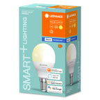 Osram / Ledvance LED Bluetooth Smart+ Classic P matt 180° 4,9-40W/827 warmweiß 470lm E14 220-240V dimmbar – Verpackung 2