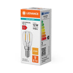 Osram / Ledvance LED Filament Special T26 klar 300° Performance 1,3-10W/827 warmweiß 110lm E14 220-240V – Verpackung 2