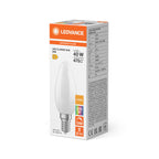Osram / Ledvance LED Filament Kerze B matt 300° Superior 4,2-40W/927 warmweiß 470lm E14 220-240V dimmbar – Verpackung 2