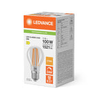 Osram / Ledvance LED Filament Classic A klar 300° Performance 11-100W/827 warmweiß 1521lm E27 220-240V dimmbar – Verpackung 2