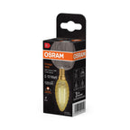 Osram / Ledvance LED Filament Vintage 1906 Kerze BW gold gedreht 300° 1,5-12W/824 extra warmweiß 120lm E14 220-240V – Verpackung 2