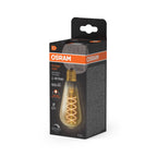 Osram / Ledvance LED Filament Vintage 1906 Edison gold 320° 7-48W/822 extra warmweiß 600lm E27 220-240V dimmbar – Verpackung 2