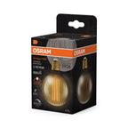 Osram / Ledvance LED Filament Vintage 1906 Globe G80 gold 320° 8,8-60W/822 extra warmweiß 806lm E27 220-240V dimmbar – Verpackung 2
