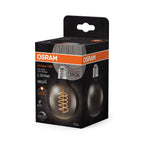 Osram / Ledvance LED Filament Vintage 1906 Globe G80 rauchig 320° 7,8-30W/818 extra warmweiß 360lm E27 220-240V dimmbar – Verpackung 2